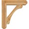 Ekena Millwork Legacy Craftsman Rough Sawn Bracket w/ Offset Brace, Western Red Cedar, 8"W x 32"D x 36"H BKT0806X32X36LEC04RWR - alternate 3